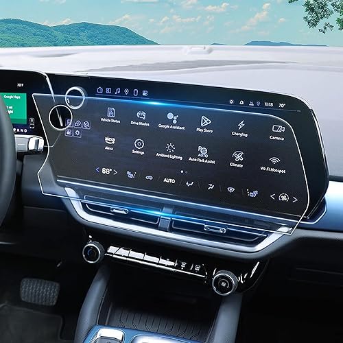 Vista 162 de 1 protector de pantalla de cristal templado brillante de 13.4 pulgadas para Silverado & Sierra 2500HD 3500HD 2022~2026 (sin botones en la pantalla)