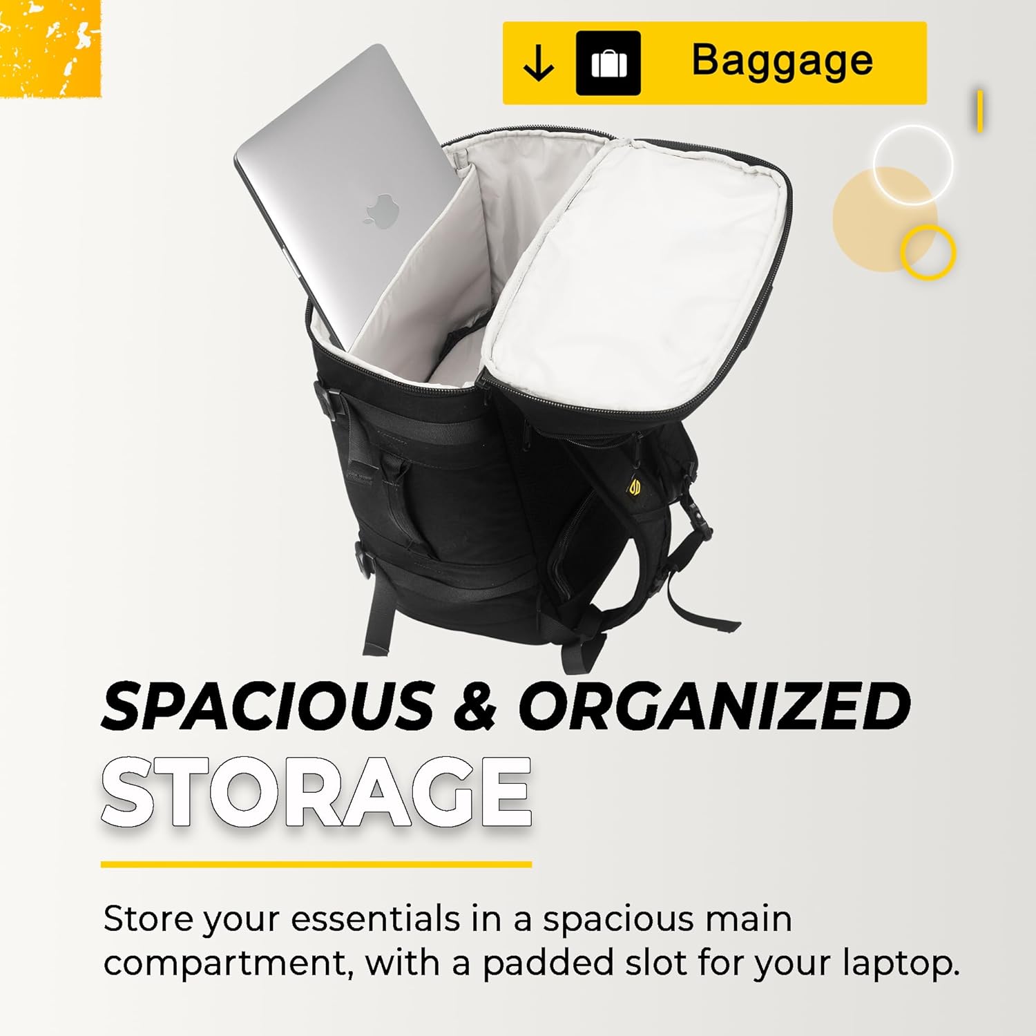 TradeSmart Tactical Carry On Backpack – Max Airline Size, 3 TSA Locks, Laptop Compartment & Cordura Fabric - Image 3