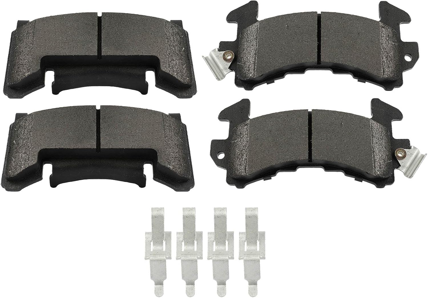 SCITOO D154 Front Metal Brake Pads Sets w/Hardware Replacement For Avanti,For Buick,For Cadillac,For Chevrolet,For GMC,For Isuzu,For Oldsmobile,For Pontiac