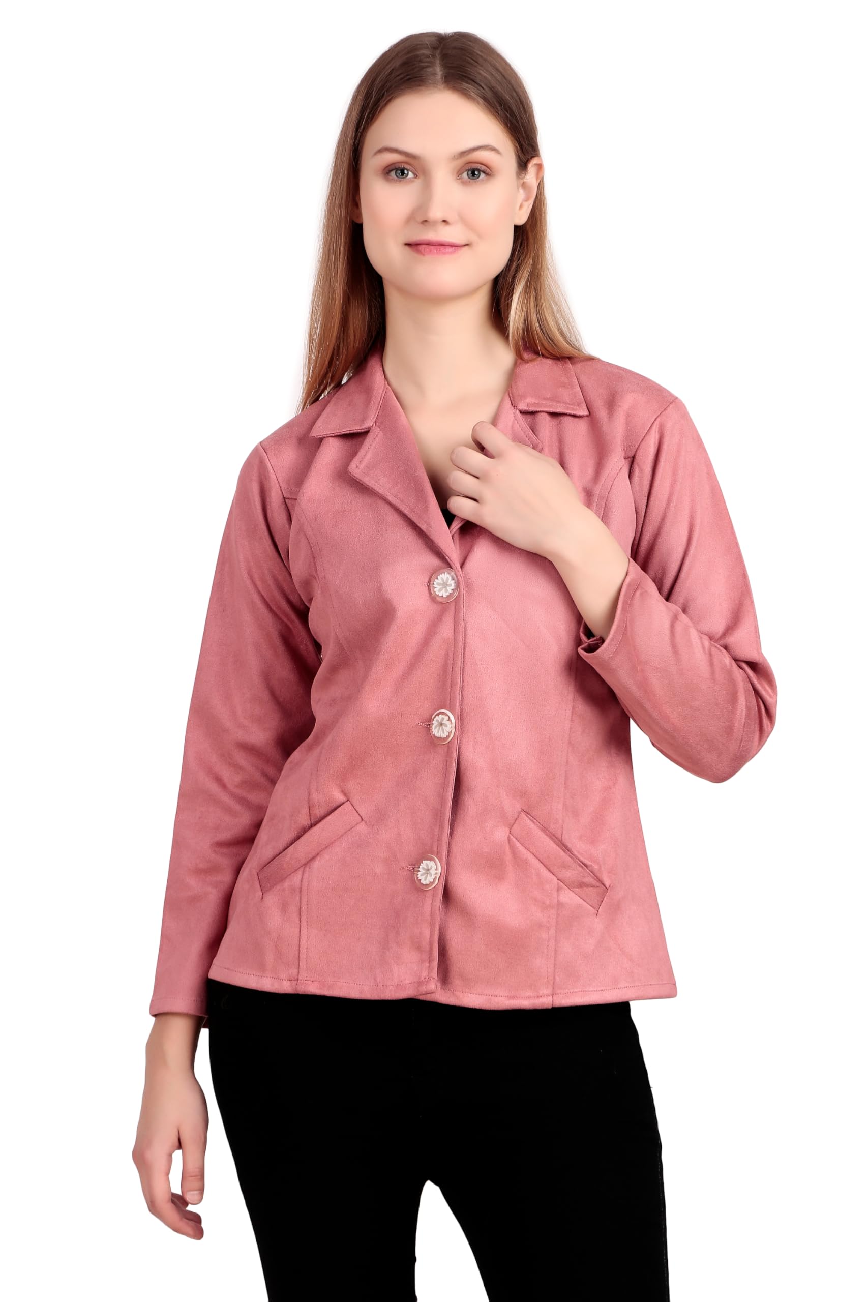 fellamo Women Full Sleeves Button Closure Blazer-32-picture-34
