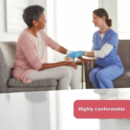 Miniatura 2 de McKesson Apósito de espuma hidrocelular con adhesivo acrílico, vendaje de primeros auxilios, suministros absorbentes para el cuidado de heridas, 7 x