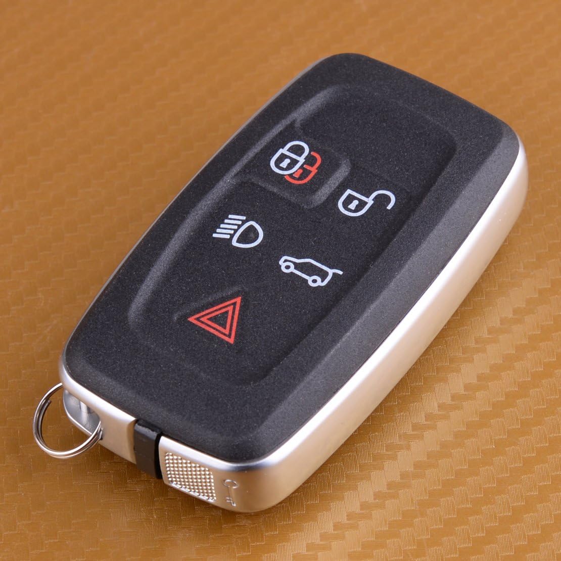 beler 5 Button Remote Key Shell Case Fob fit for Land Rover LR4 Range Rover Evoque/Sport