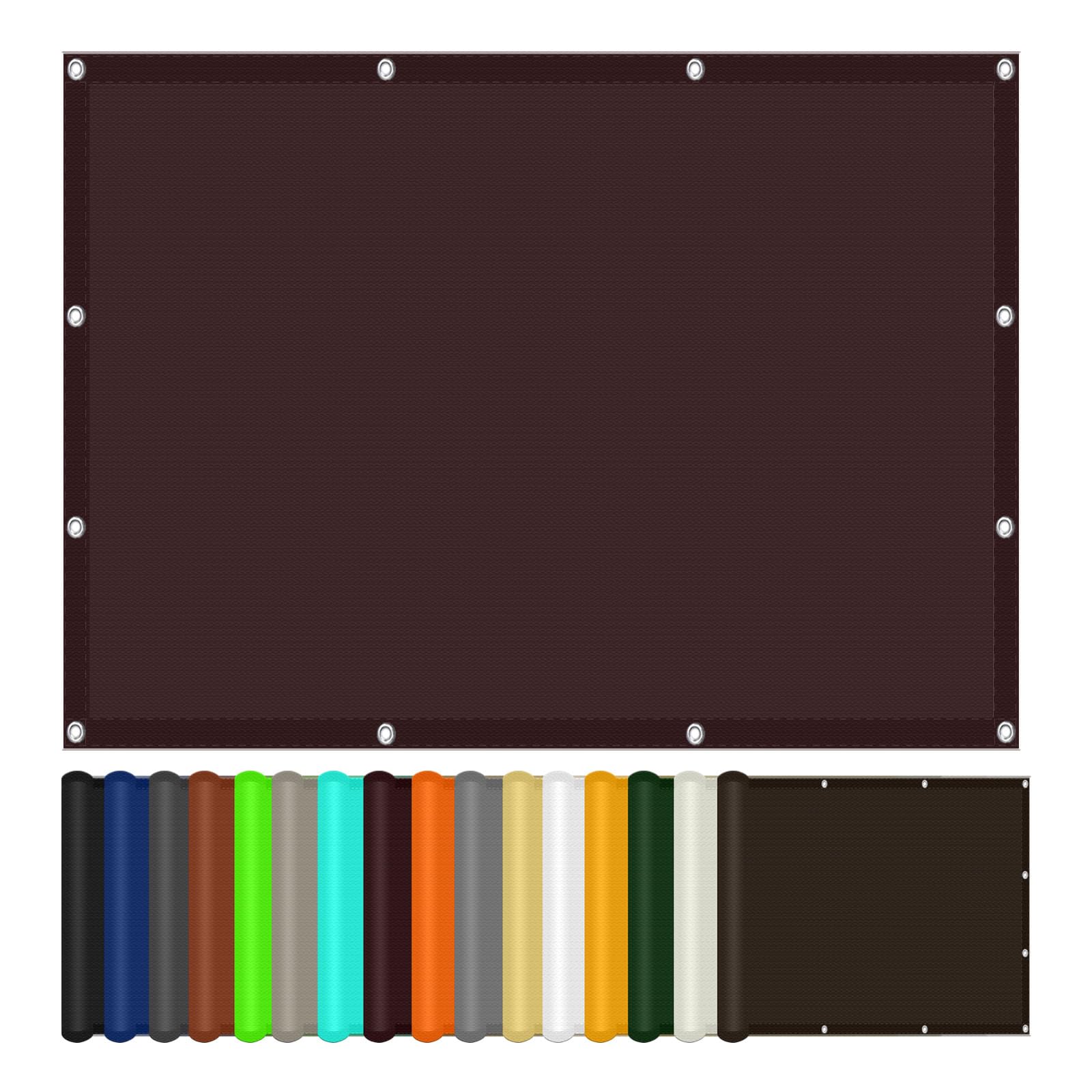 Voile ombrage anti UV 95% et imperméable grand format 320x350
