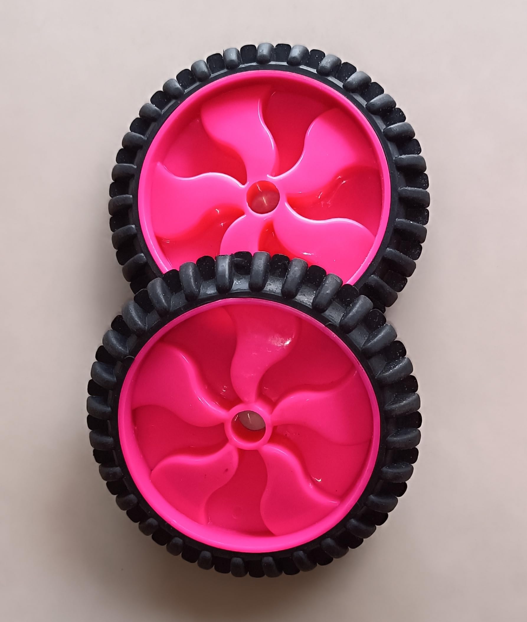 Kids Cycle Side Supporter Wheels, heavy duty Pink and Black, Set of 2, Training Balance Support-image-39