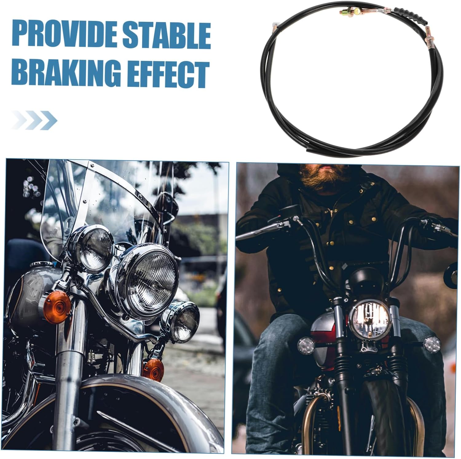 Motorcycle Brake Line Hose and Clutch Cable Kit Hydraulic Brake Hose Tube with Coating for and Versatile Compatibility