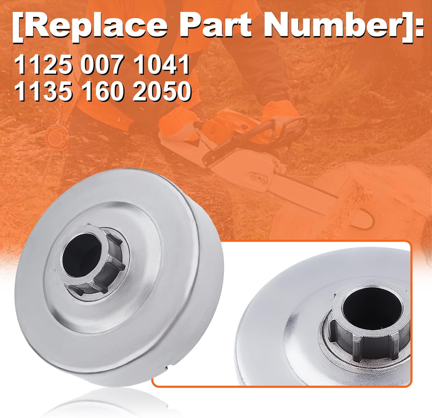 3/8" Rim Sprocket Clutch Cover Bearing Kit for Stihl MS311 MS391 MS311C MS391C MS340 MS360 029 MS290 039 MS390 034 036 MS340C MS360C Chainsaw