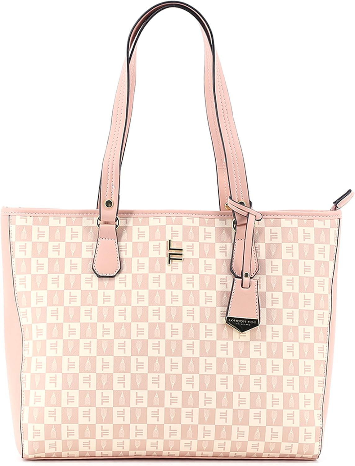LONDON FOG MILLANA Tote Bag for Women, Vegan Leather Shoulder Bag