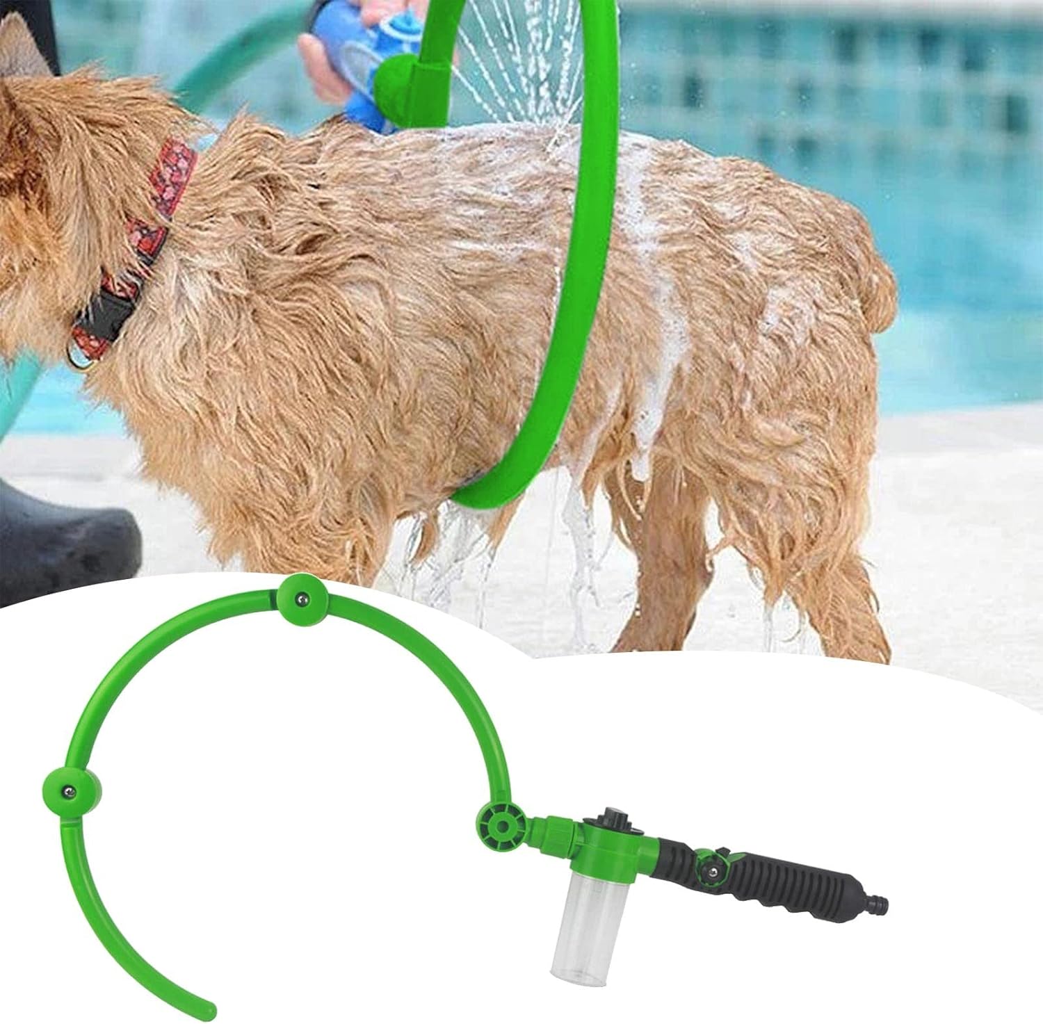 Dog Shower Supplies Foldable 360°Pet Shower Head for Dogs