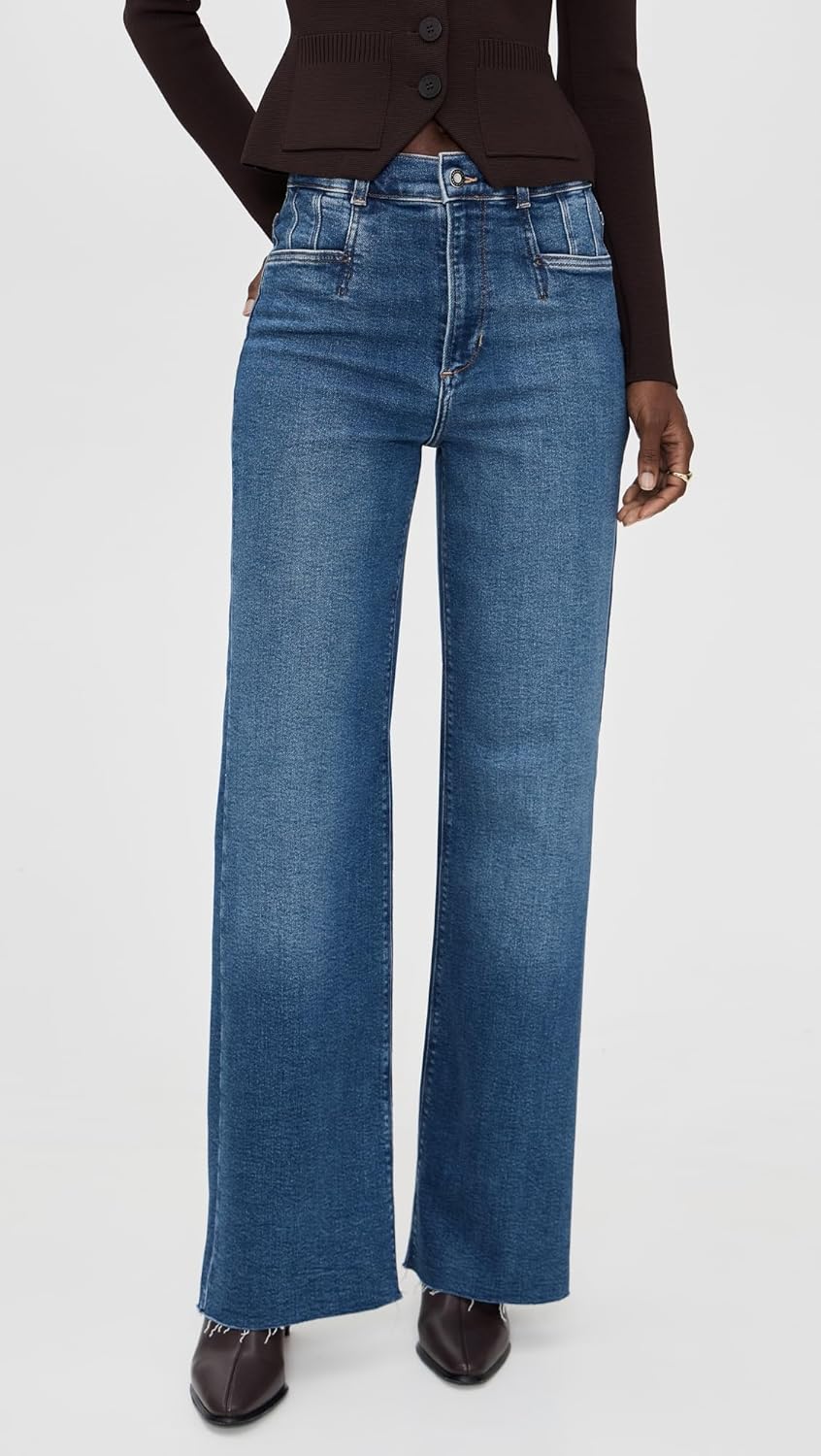 Favorite Daughter Women's The Jordie Super Hi Rise Wide Leg Jeans - Image 2