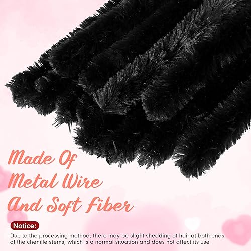 Vista 30 de Hotop 30 limpiapipas extra gruesos de 1.181 in de felpilla tallos de felpilla jumbo, suministros de manualidades para principiantes, suministros