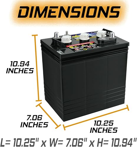 Miniatura 3 de PowerStar Crown CR-220 Group GC2 6V 220 Ah Batería X4