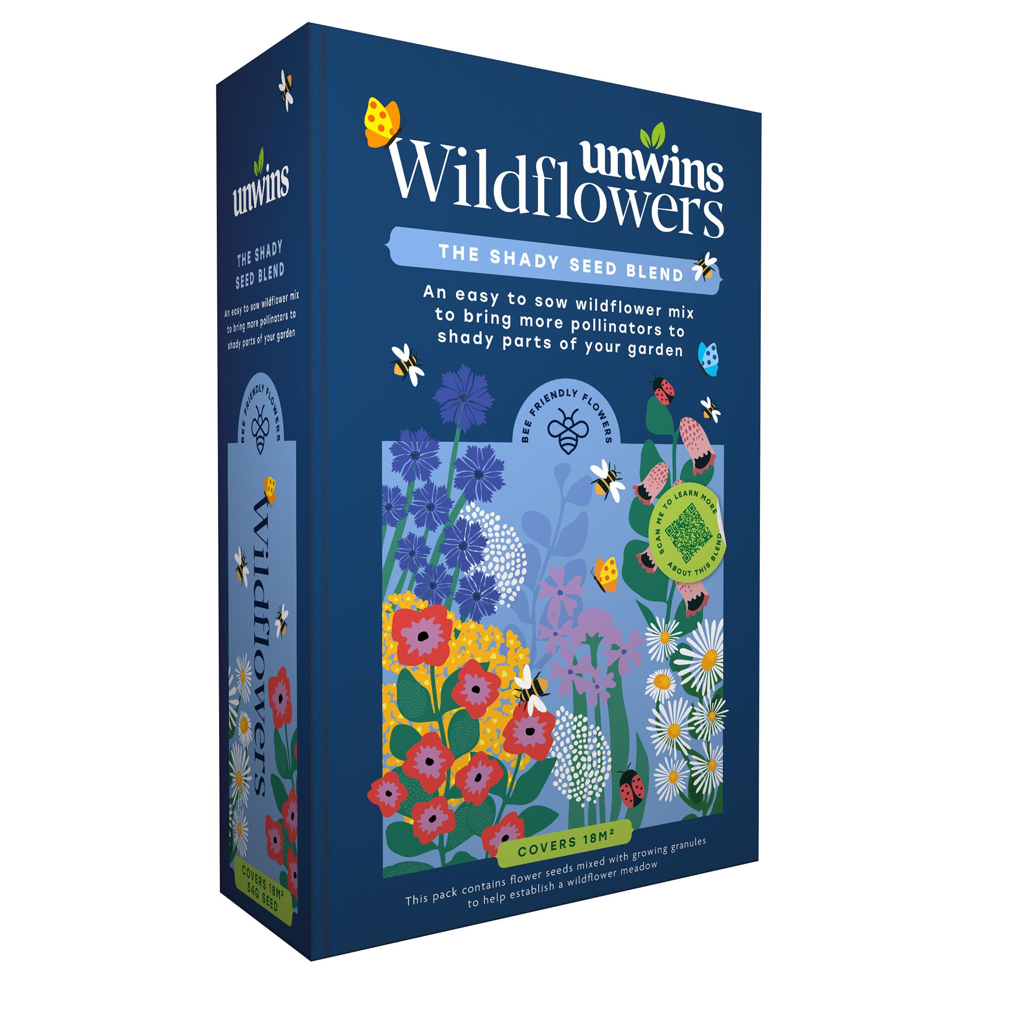 Unwins Shady Wildflower 3.6kg Box, Brown