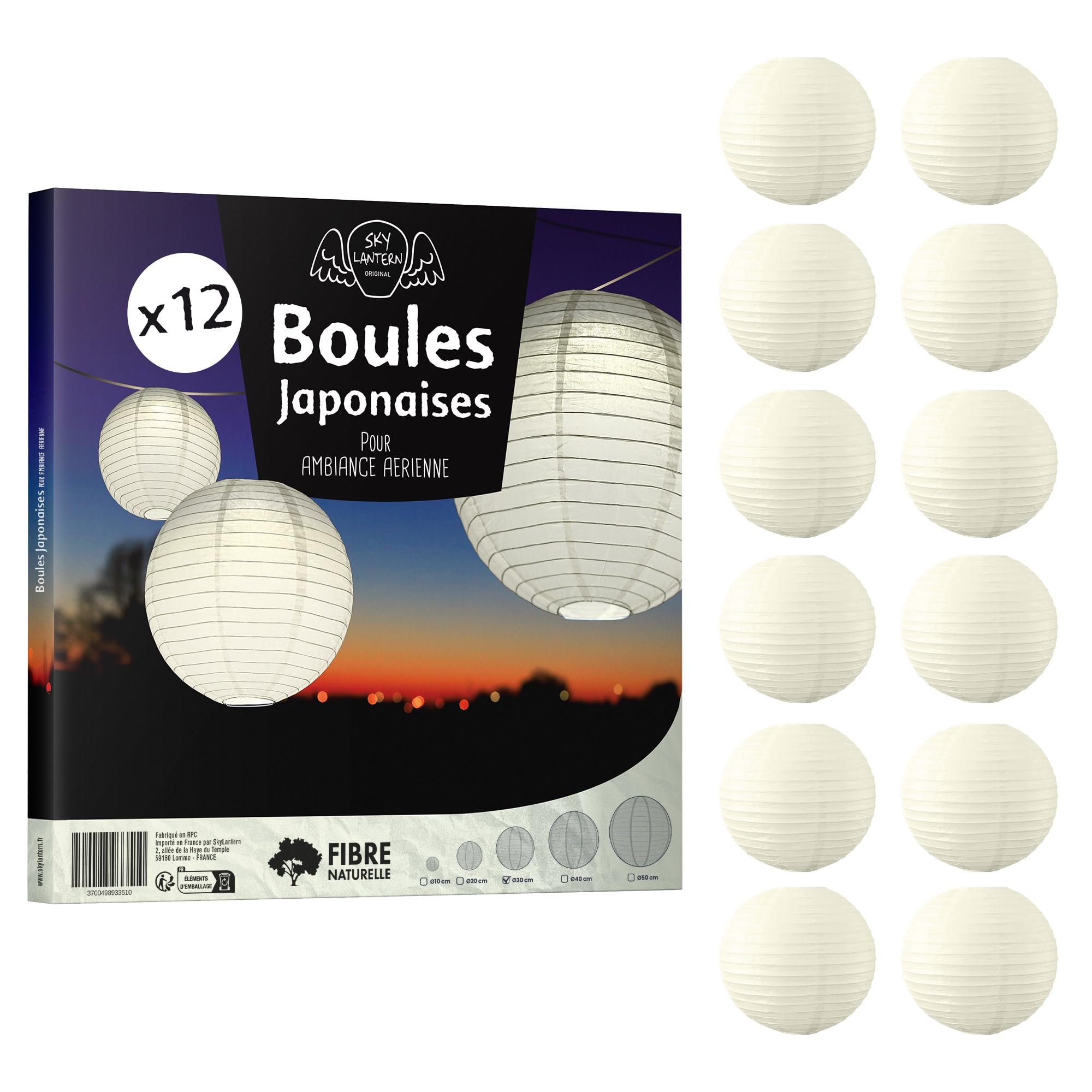 9-teiliges Set Papierlaternen Zum Aufhängen – 10-40 Cm, Schwarz, Für Party, Hochzeit, Deko