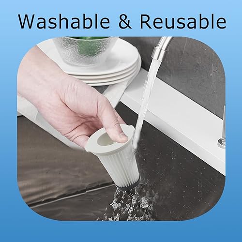 Miniatura 8 de Paquete de 2 filtros de repuesto de filtro HEPA K3000 CSV compatibles con Kenmore inalámbrico Stick Vacuum Modle: 10438, DS4015, DS4020, DS4065,