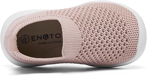 Miniatura 4 de Engtoy - Zapatos y calcetines para bebé, pantuflas transpirables y antideslizantes con suela de goma suave - Zapatillas de deporte para niños y niñas