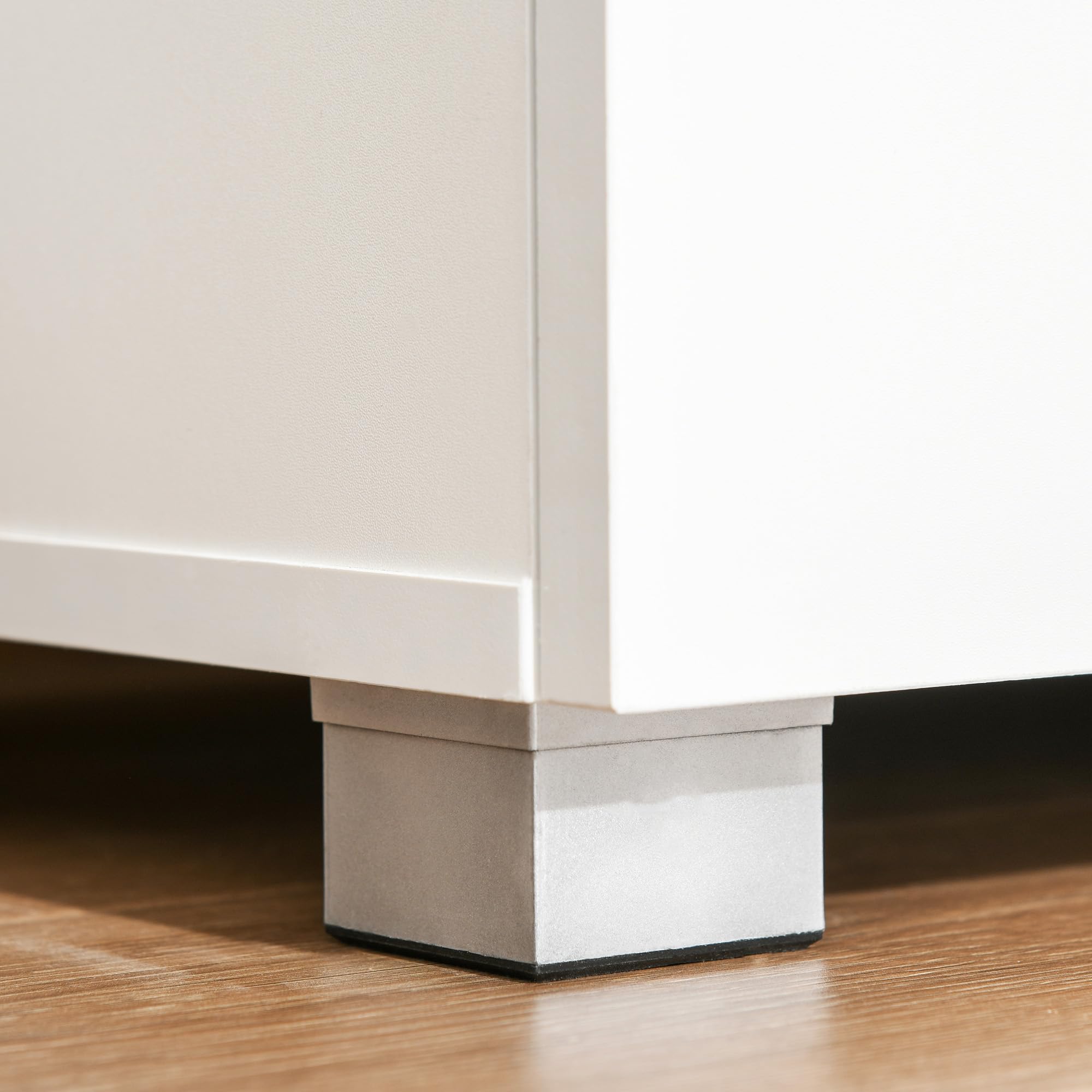 HOMCOM Credenza da Cucina per Microonde e Forno, Mobile Cucina con Armadietti, Mensole e Cassetto, Mobile Dispensa Moderna in Truciolato per Soggiorno, 90x40x120 cm, Bianco