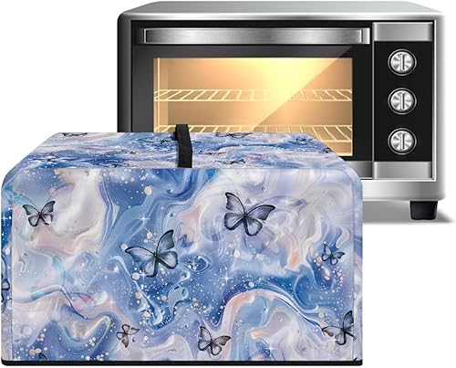 Miniatura 11 de Cubierta para horno de microondas a prueba de polvo, para encimera, freidora de aire, tostadora, horno, para decoración interior del hogar, L, 20.9