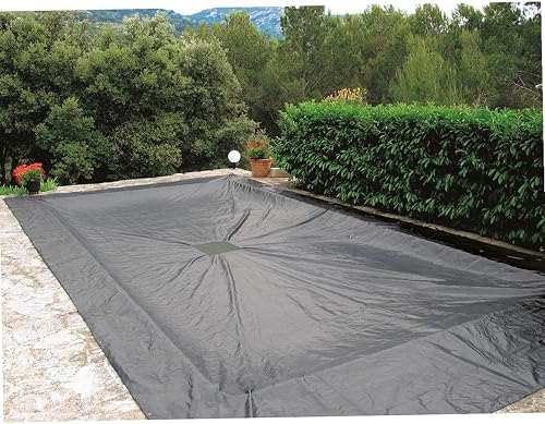 PRO Bâche de Piscine Rectangulaire 140 g/m² Anti-UV Œillet WERKA