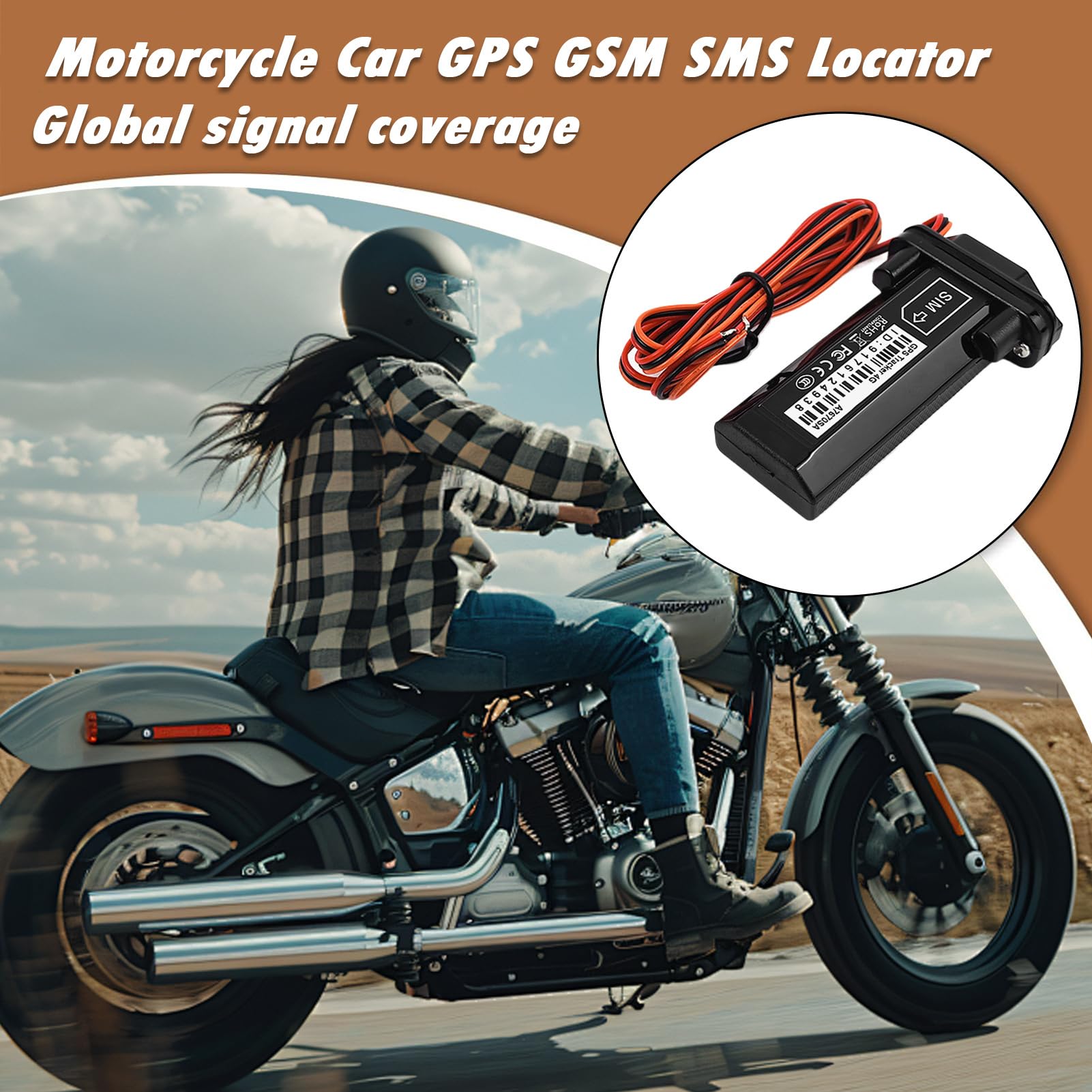 Traceur GPS Véhicule, Appareil Étanche Localisation Voiture, Localisateur de Véhicule en Temps Réel pour Remorque, Moto, Camion et Taxi