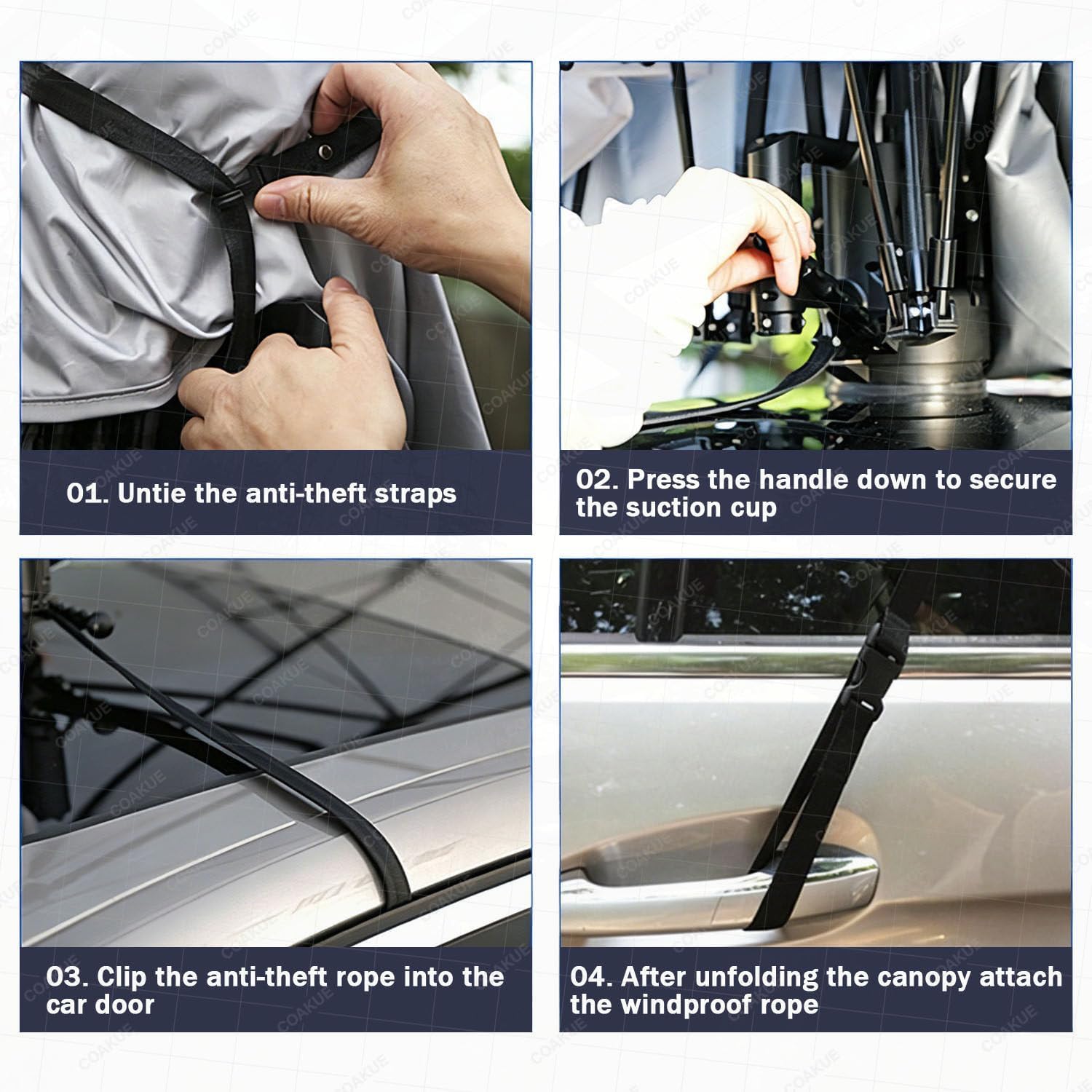 Automatic Car Umbrella Sun Shade Cover Remote Control, Fully Automatic Mobile Carport Canopy, Protection Car Awning Cover for Outdoor Car Waterproof Black-5.2m/205in