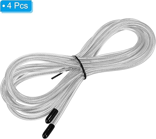 Miniatura 3 de PATIKIL Cable de repuesto de cuerda de salto de velocidad, reemplazo profesional de cuerda de saltar para cuerdas de salto de alta velocidad