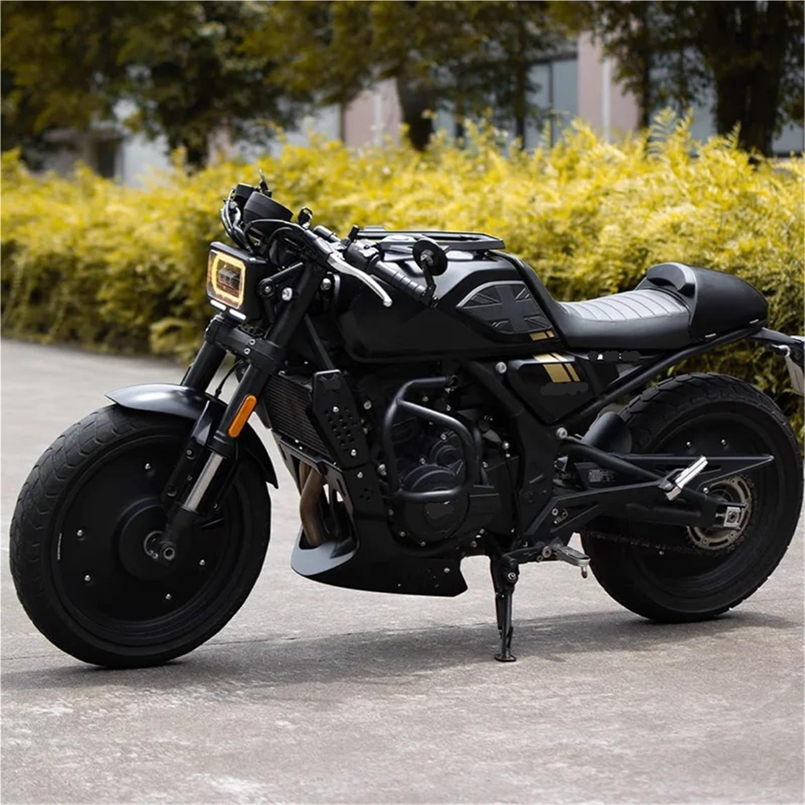 Kits de Montaje Arandelas Compatible con Brixton Crossfire 500, Protector de cárter Aluminio, Placas protección, Cubierta del Motor Motos Deflector de Viento(Silver 3mm)