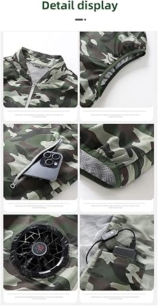 Hot Weather Motorcycle Cooling Vest Men Summer Air Conditioned Clothes Women Cooling Fan Jacket Cycling Cooling Fan Clothes