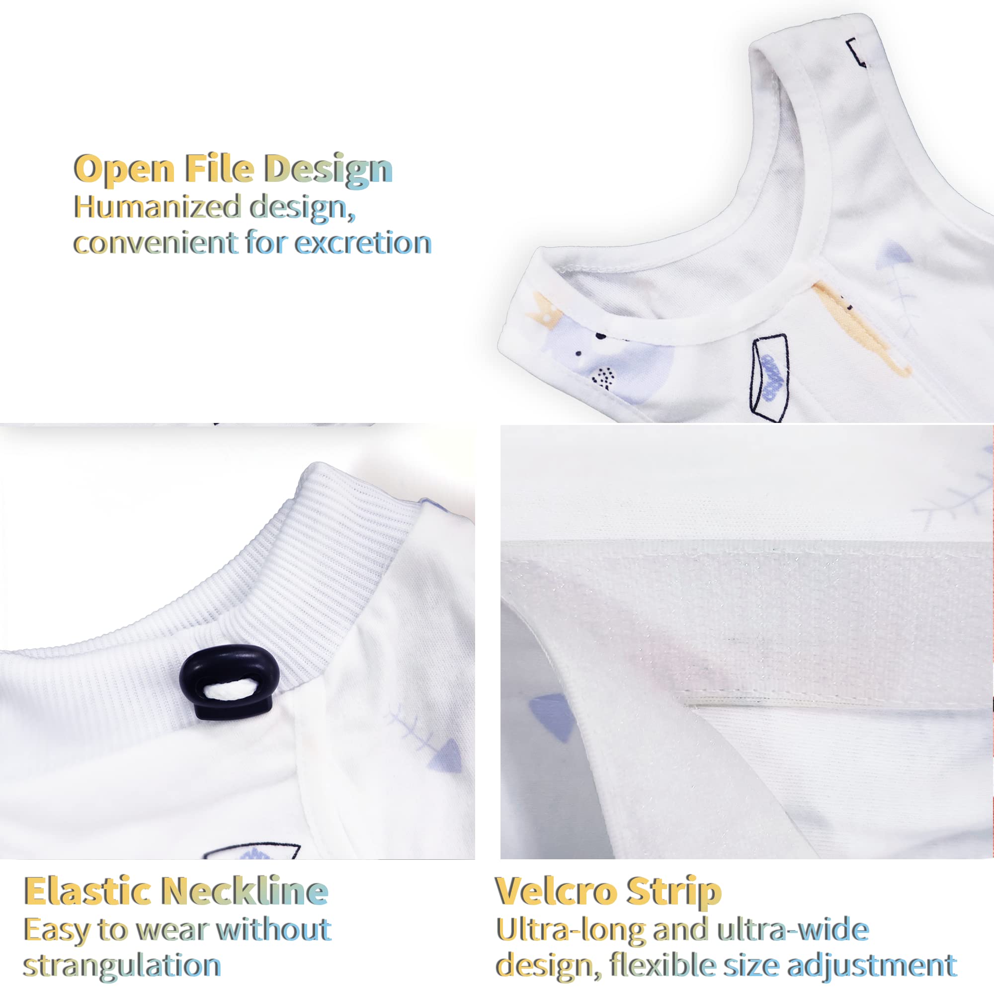 Cat Professional Recovery Suit，Body Suits for Abdominal Wounds or Skin Diseases，E-Collar Alternative for Cats, Onesie Cat Clothes After Surgery Collar & Cone Alternative — view 6