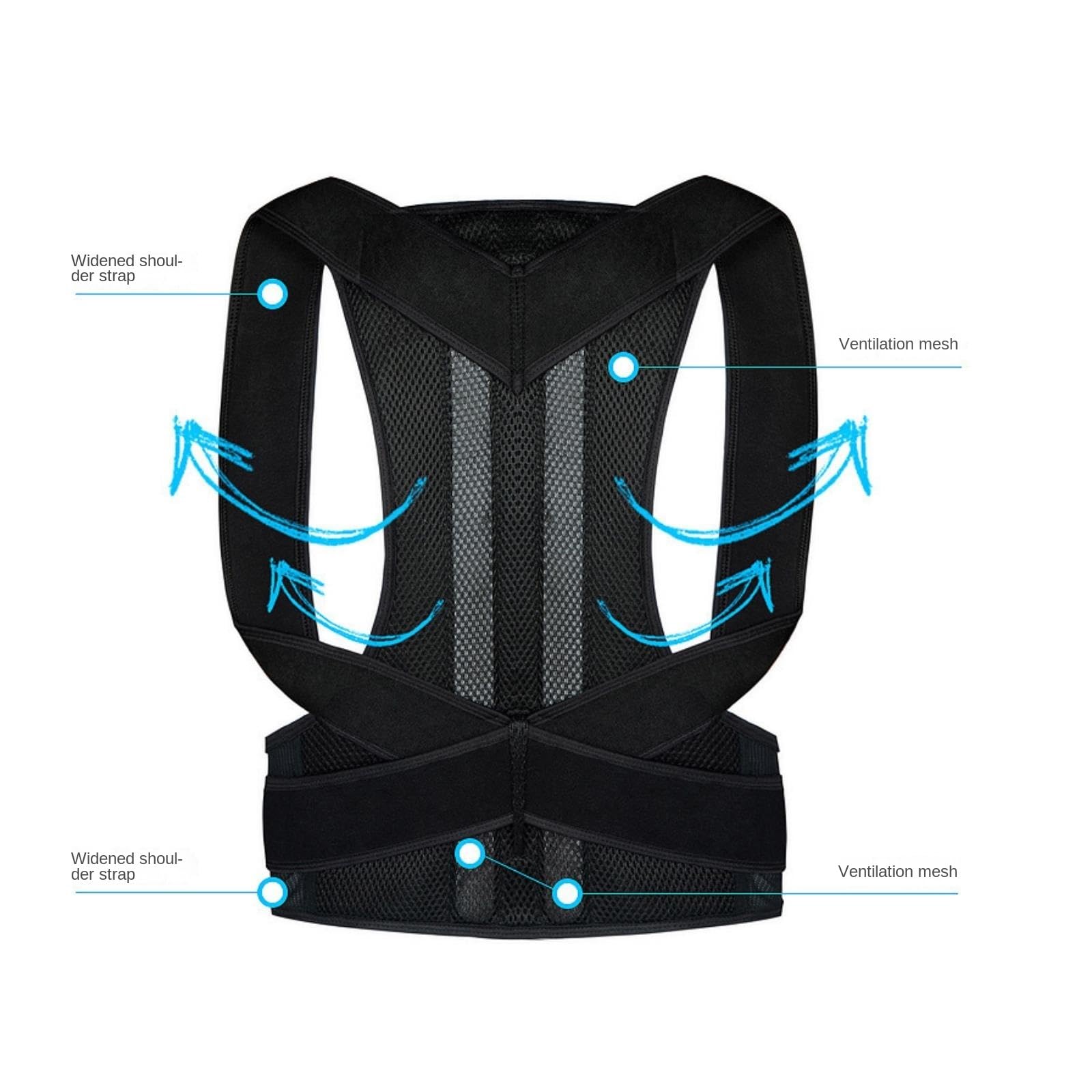 Faja Lumbar Corrector De Espalda con Soporte Lumbar Completo Ajustable Soporte Lumbares(XXL)