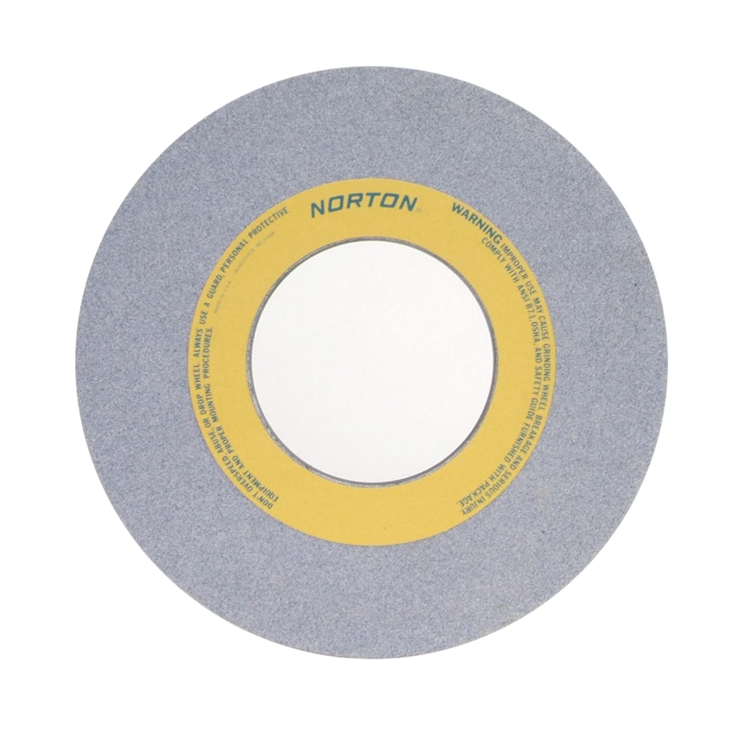 Norton 12 x 1 x 5 In. Aluminum Oxide Fine Toolroom Bench Grinder, Die Grinder Abrasive Stone/Ceramic Wheel 32AA 60 J VTRP T01