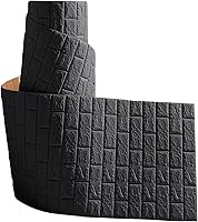 Vista 1 de SOVORM Paneles de pared de ladrillo de 32.8 ft, papel tapiz de espuma 3D blanco para despegar y pegar para dormitorio, sala de estar y decoración