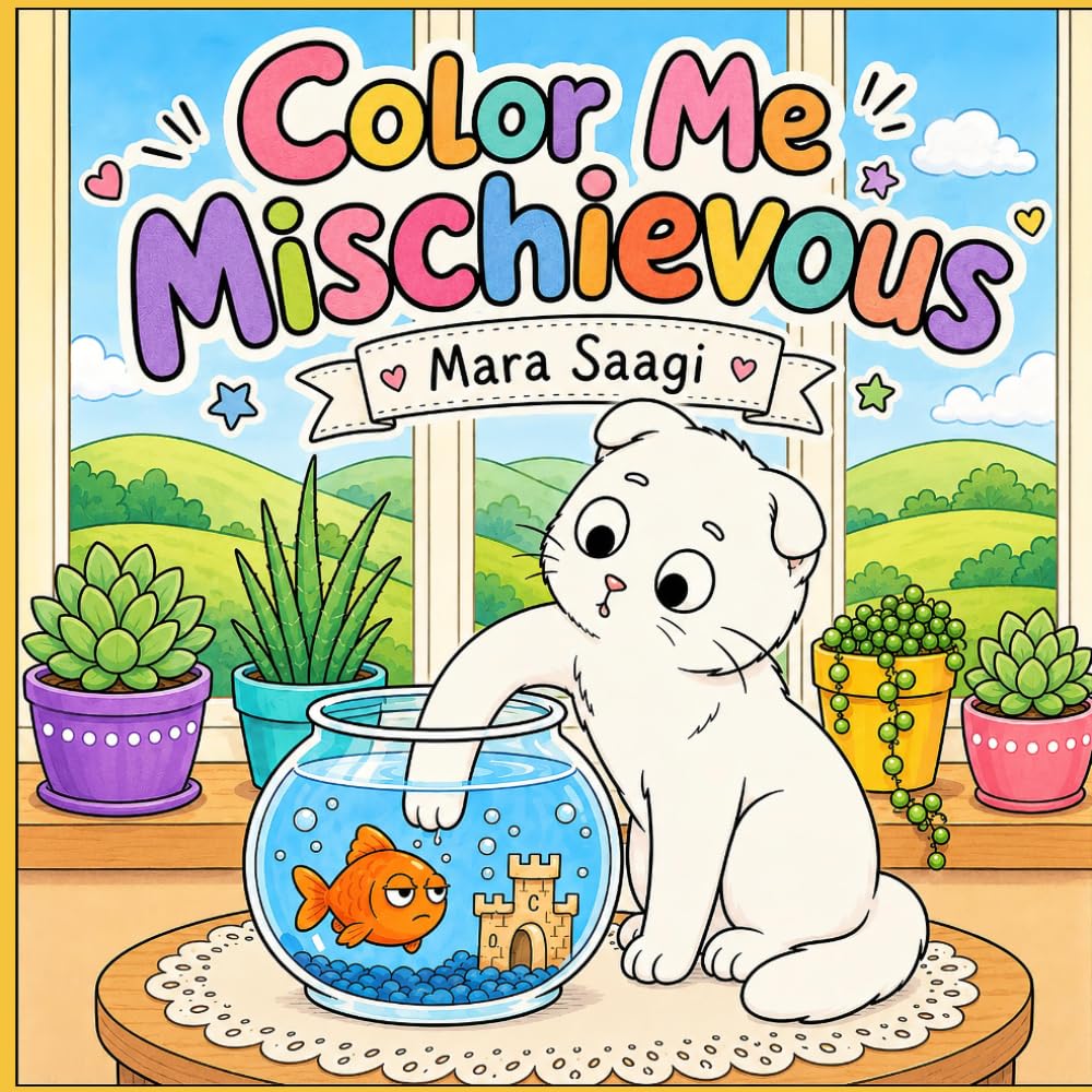 Color Me Mischievous: A Coloring Book of Cat Chaos, Comfort & Cuteness