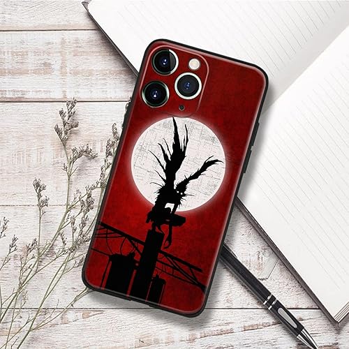 Miniatura 6 de Funda protectora de anime japonés a prueba de golpes, diseño de manga, anti-caída (Ryuk Shinigami, para iPhone 14) Mikey Manjiro Sano,Ryuk Shinigami