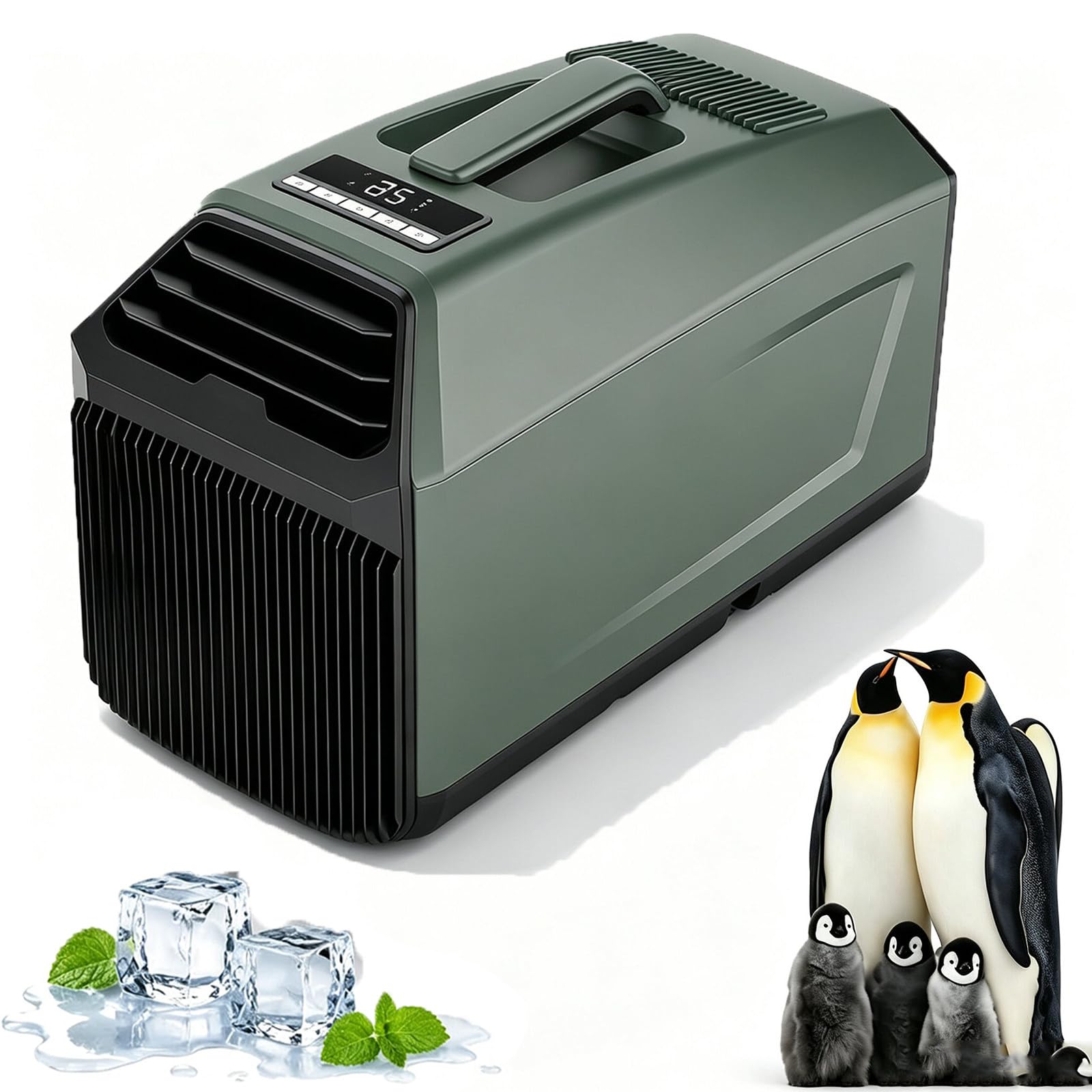 Portable Air Conditioner,1300w/4000btu,1500w/5000 Btu 1500W-Green
