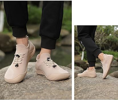 Zapatillas de Correr Descalzas para Hombre y Mujer con Puntera Ancha Levantamiento de Pesas y Culturismo Malla Transpirable Informales para Caminar, Gimnasio, Playa, Surf y Conducir2