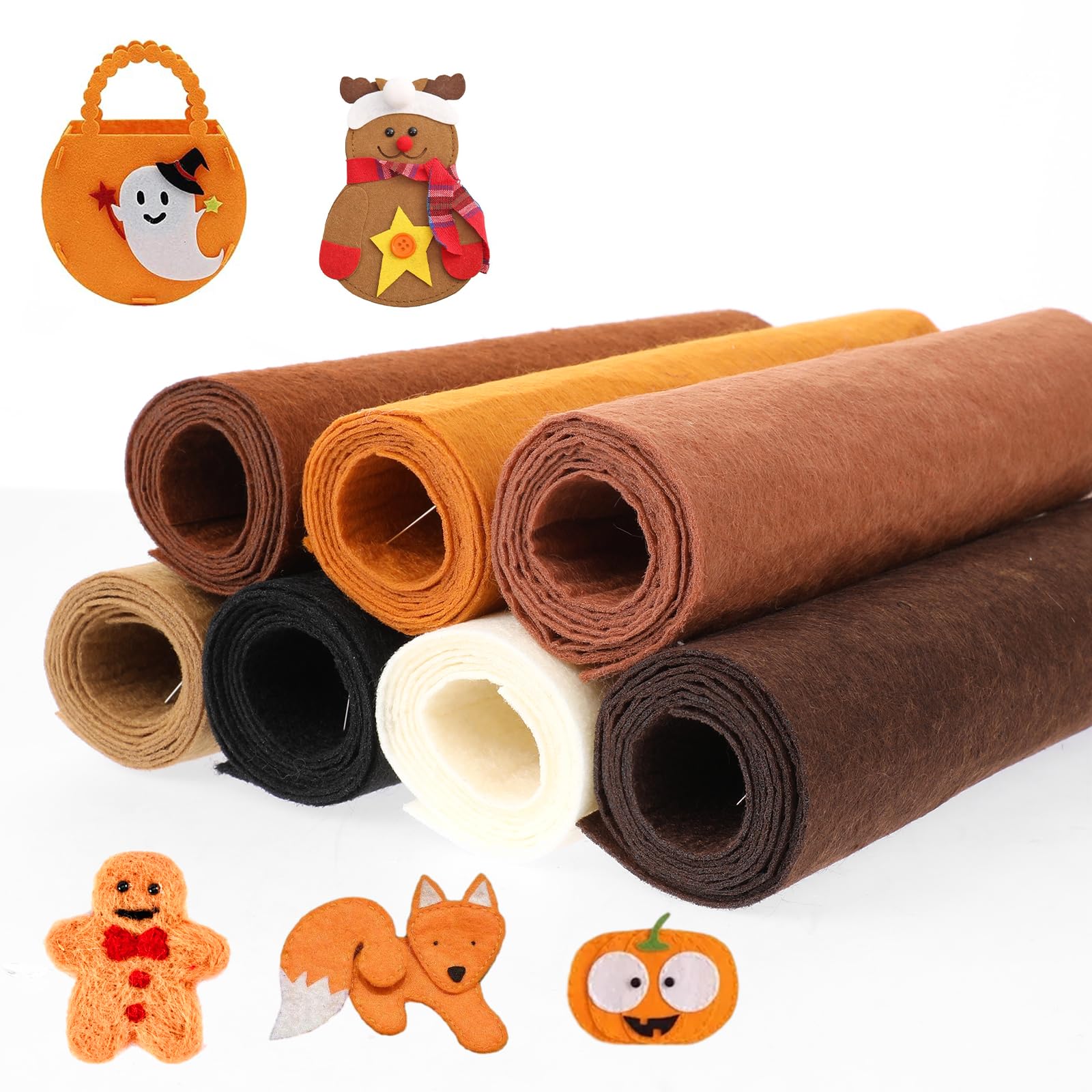 PACK DE FEUILLES De Tissu Feutre Polyvalent 1025 Couleurs Pour Projets De Bricol EUR 11,23