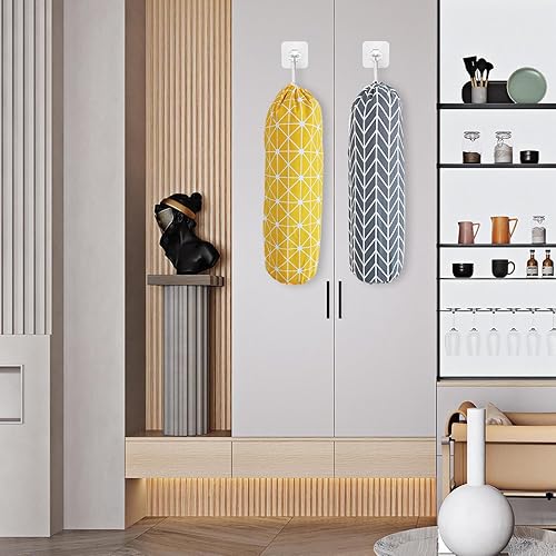 Miniatura 6 de 2 soportes de plástico para bolsas de comestibles, bolsa de plástico colgante, dispensador de almacenamiento para el hogar, cocina, viajes, ajuste