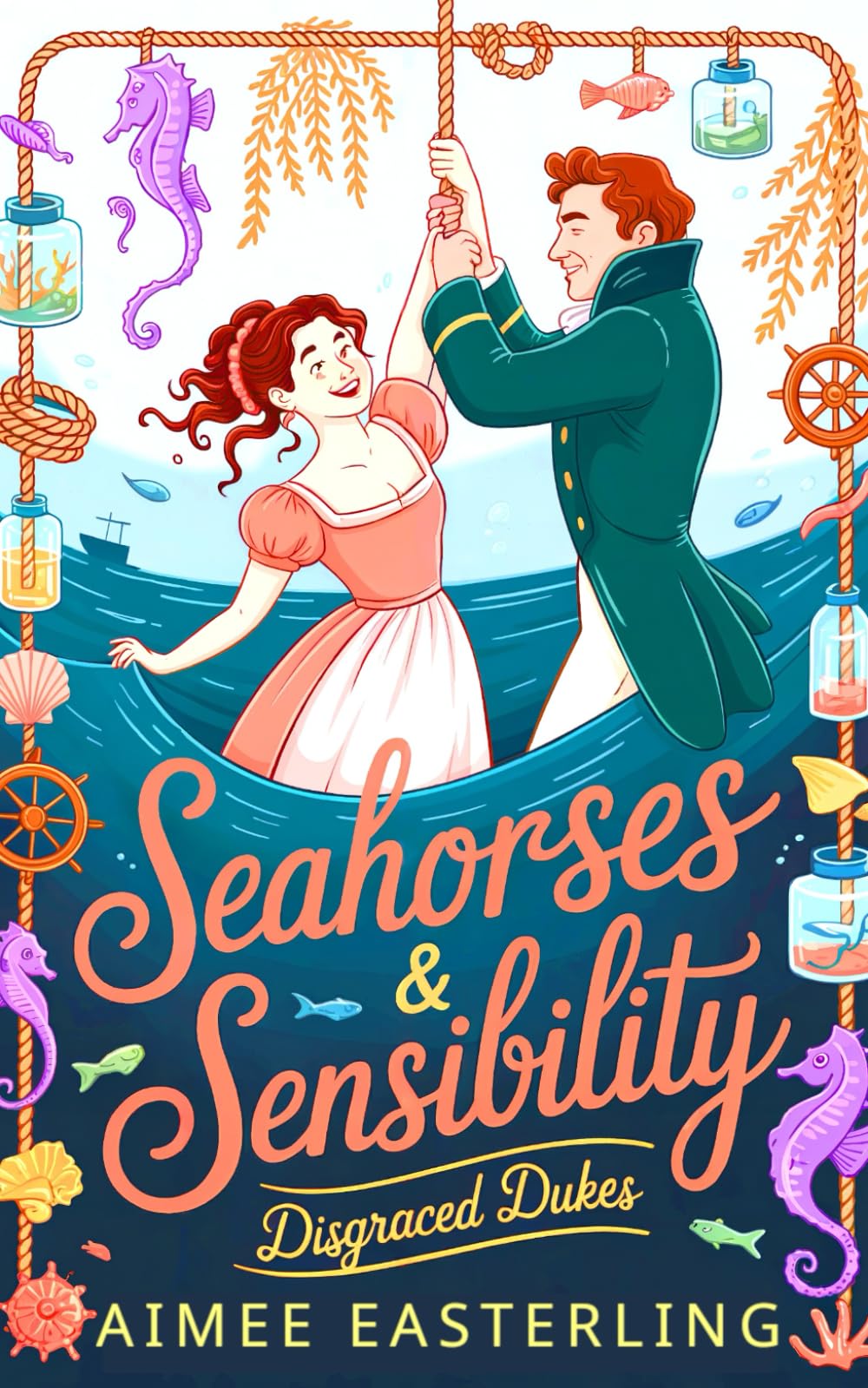 Seahorses & Sensibility: A Neurodivergent Regency Romance at Sea (Disgraced Dukes)