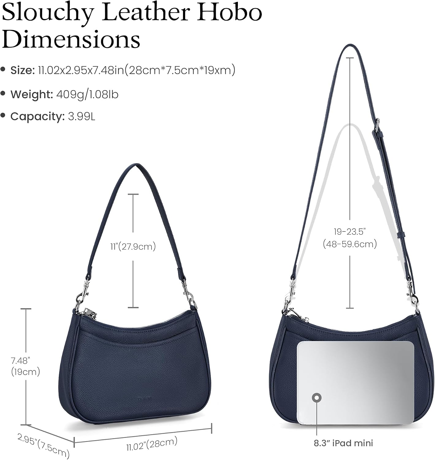 befen Genuine Leather Crossbody Bags for Women, Anti Theft Shoulder Purse