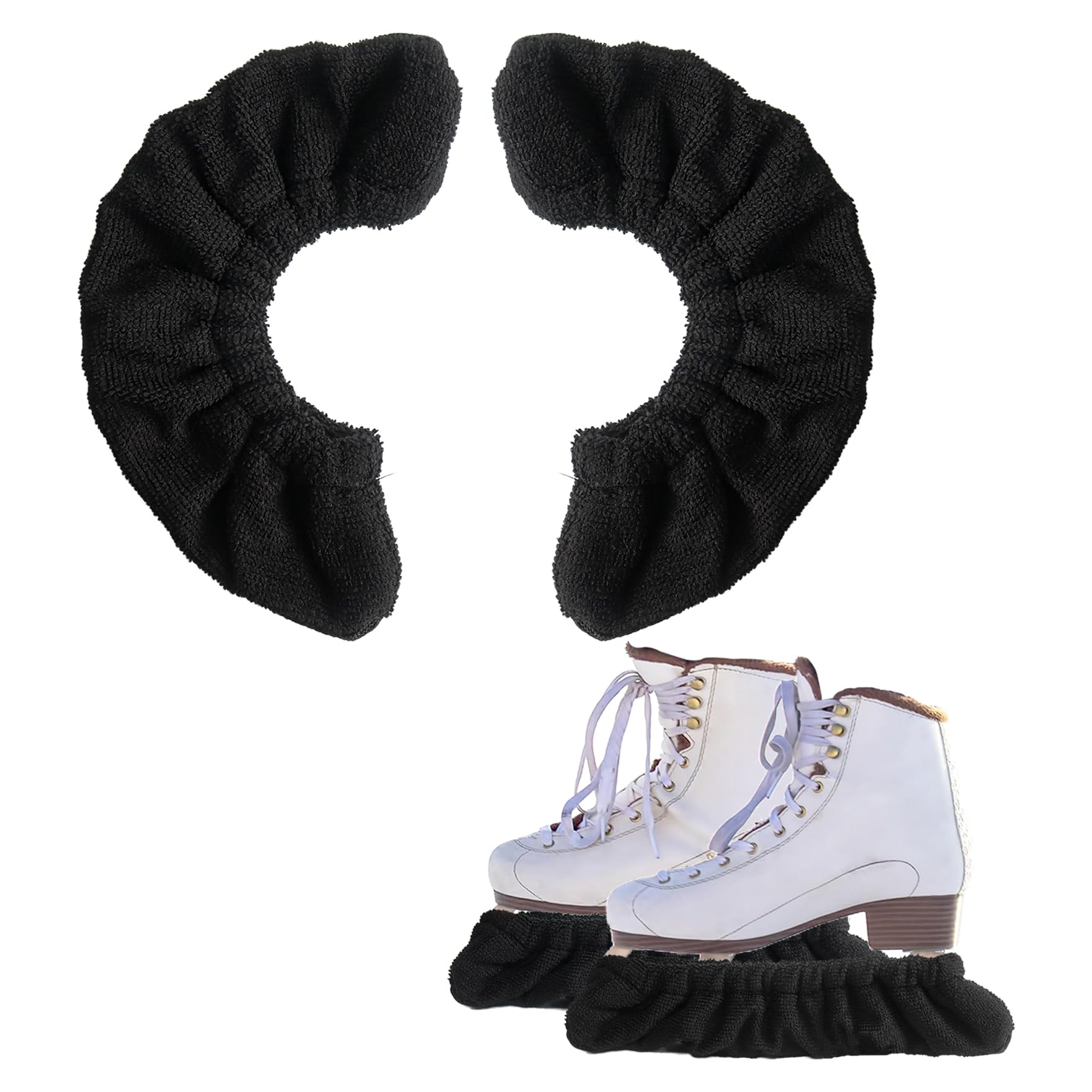 Klmnop Ice Skate Blade Cover, Winter Skate Guards Skate Cover Adult Hockey Skate Blade Protector for Ice Skates, Sports Ice Skate Blade Cover for Youth Adult Men and Women