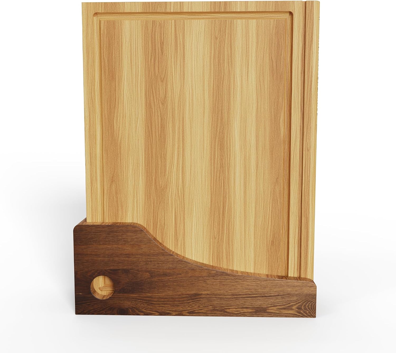 Elegant Book Cutting Board Set for Kitchen, Picnic & Party, Includes Oak Cutting Board, Acacia Cutting Board & Bamboo Cutting Boards for Meat, Cheese & Bread, Decorative Cutting Board 13"X9.7"