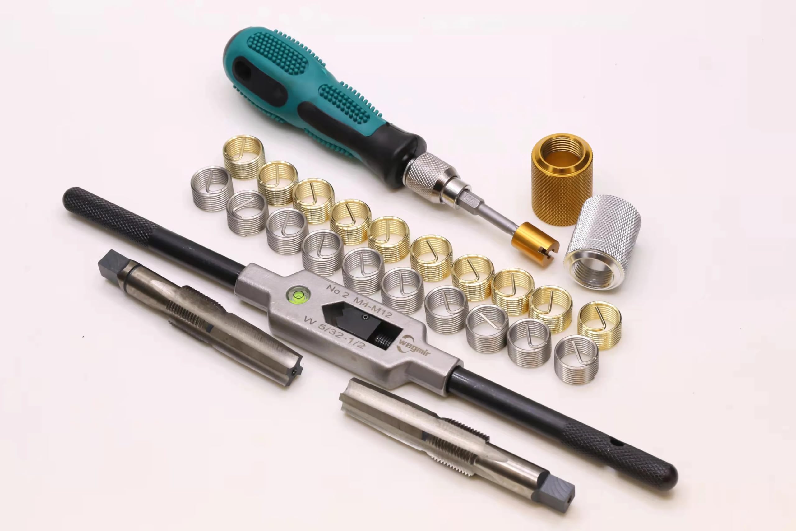 Set Reparaturgewinde 9/16 Zoll Fahrrad Gewinde Gewindeschneidgerät Fahrrad Kurbel Saver Kit Pedal Gewinde Reparatur Wasserhahn Universal Gewindewerkzeug