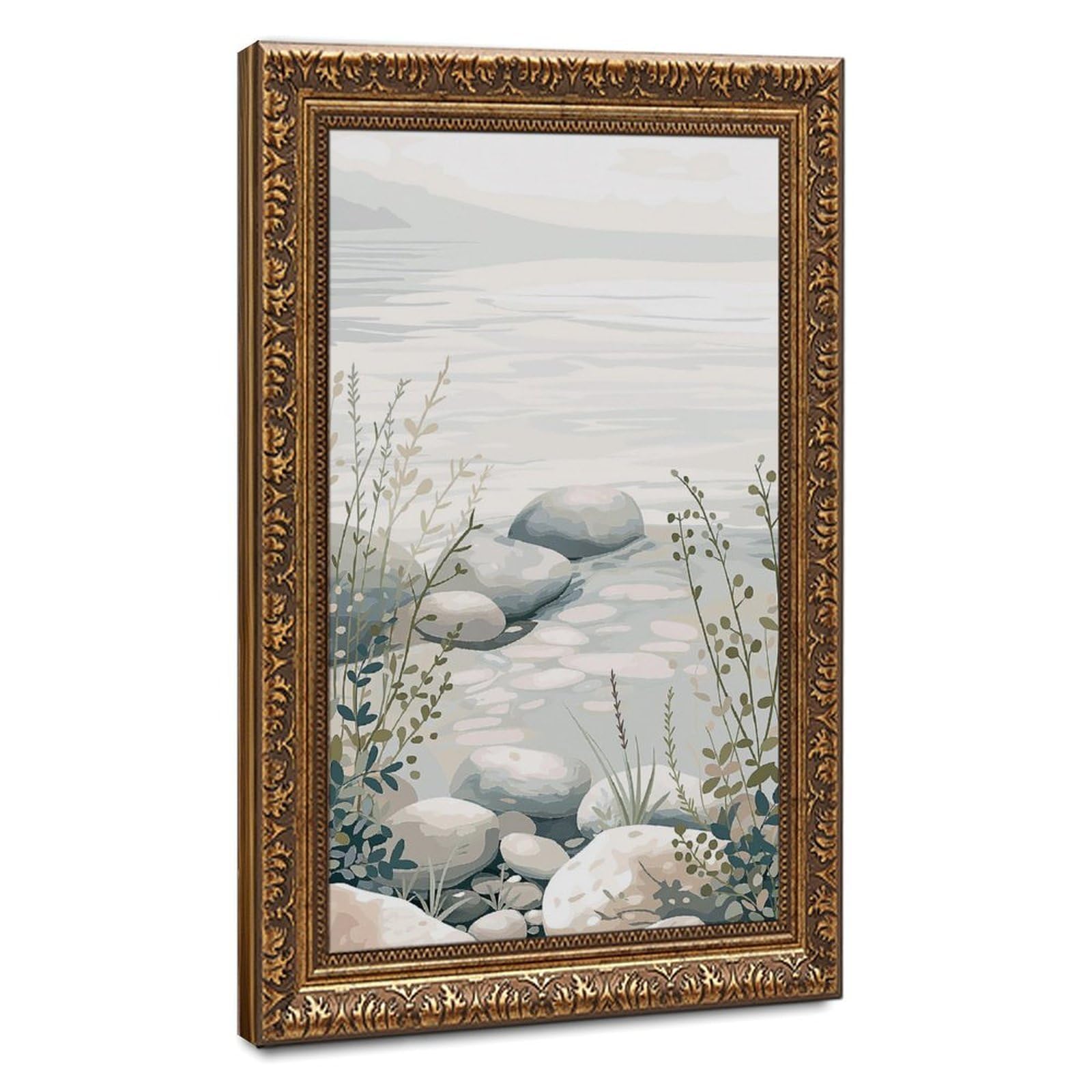 Bareronor Natural Picture Canvas Poster Bedroom Decor Landscape Office Room Decor Gift 24" L X 36" W