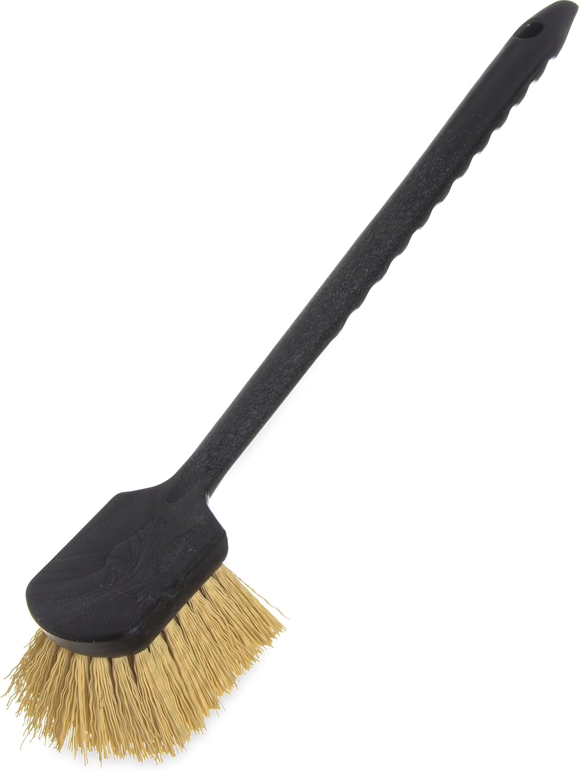 SPARTA Utility Scrub Brush, Polypropylene Bristles, 20 Inch, Black image 4