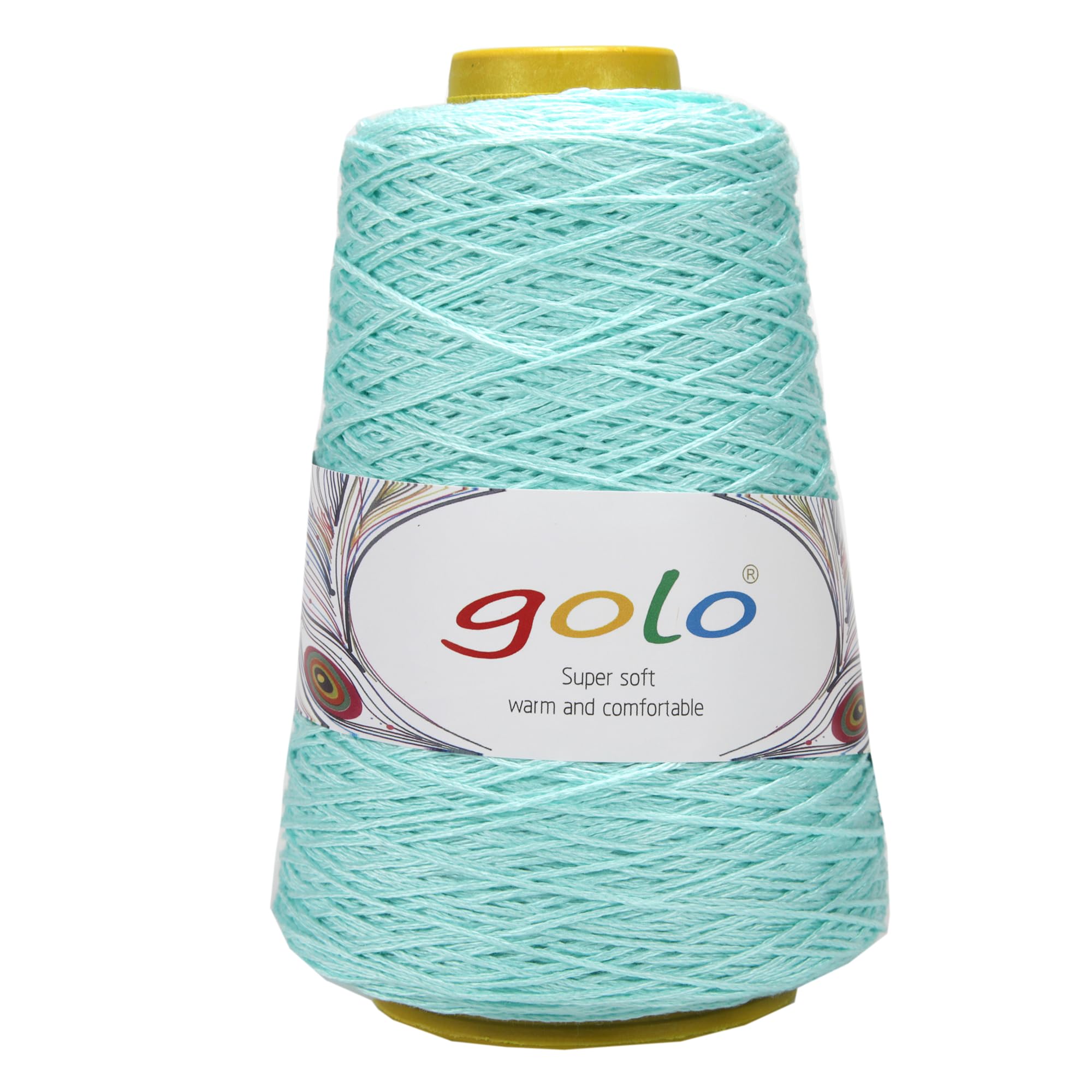 golo Dishcloth Cotton Yarn Cone, 250g 500m, 100% Cotton Yarn for Crochet, Knitting and Weaving — image 1