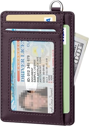 FurArt Slim Minimalist Wallet RFID Credit Card Holder for Men