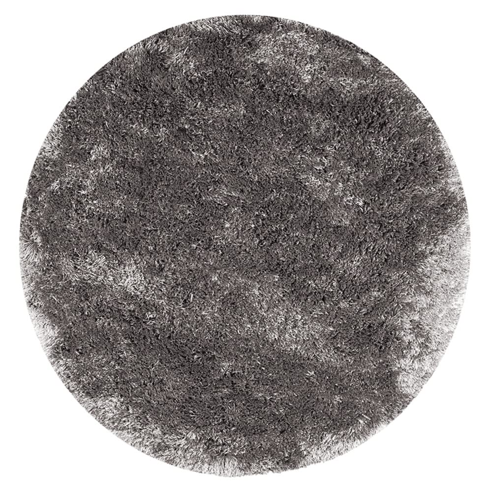 Rug Monaco Rotund 120 cm tapis de prestige aux reflets argentés