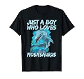 Just a boy who loves mosasaurus Design for a Mosasaurus Boy T-Shirt