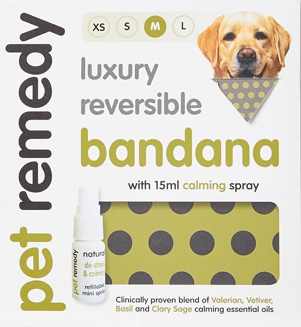 Pet Remedy Calming Bandana Kit - Medium