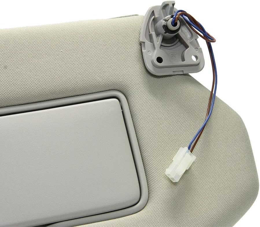 Left Driver Side & Right Passenger Side Sun Visor Replacement for 2013 2014 2015 2016 2017 2018 Nissan Pathfinder and 2014-2017 Infiniti QX60 (Beige)